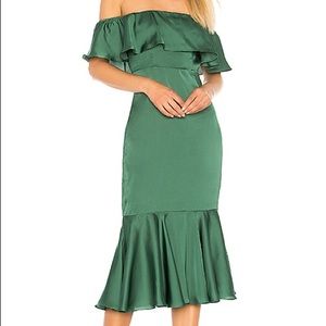 Laguna Midi green dress